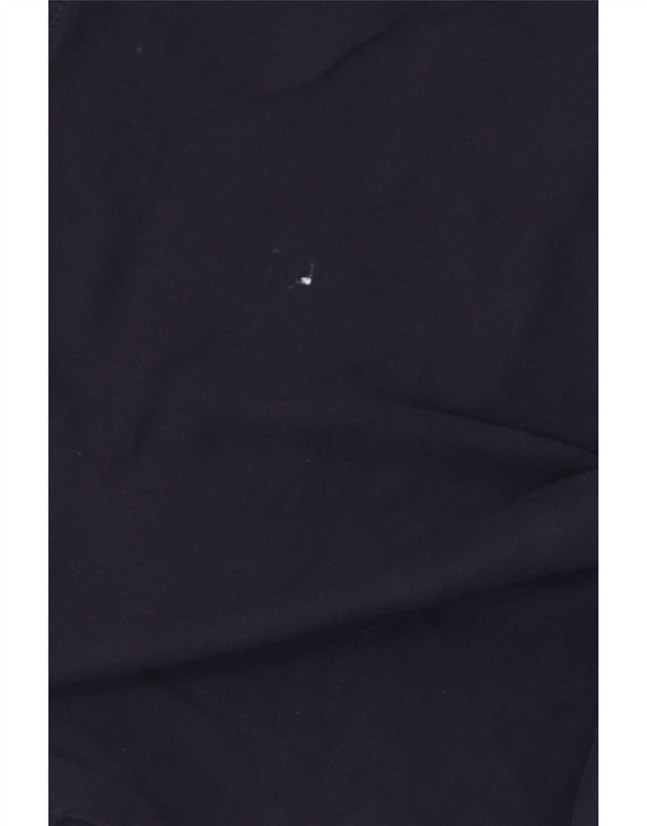 Ralph Lauren Damen Reitoberteil Langarm UK 12 Mittel Marineblau