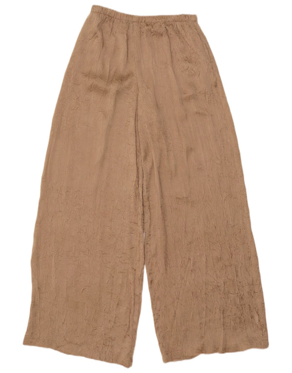 Zara Damen Cullotes-Hose XS W24 L31 Beige Polyester