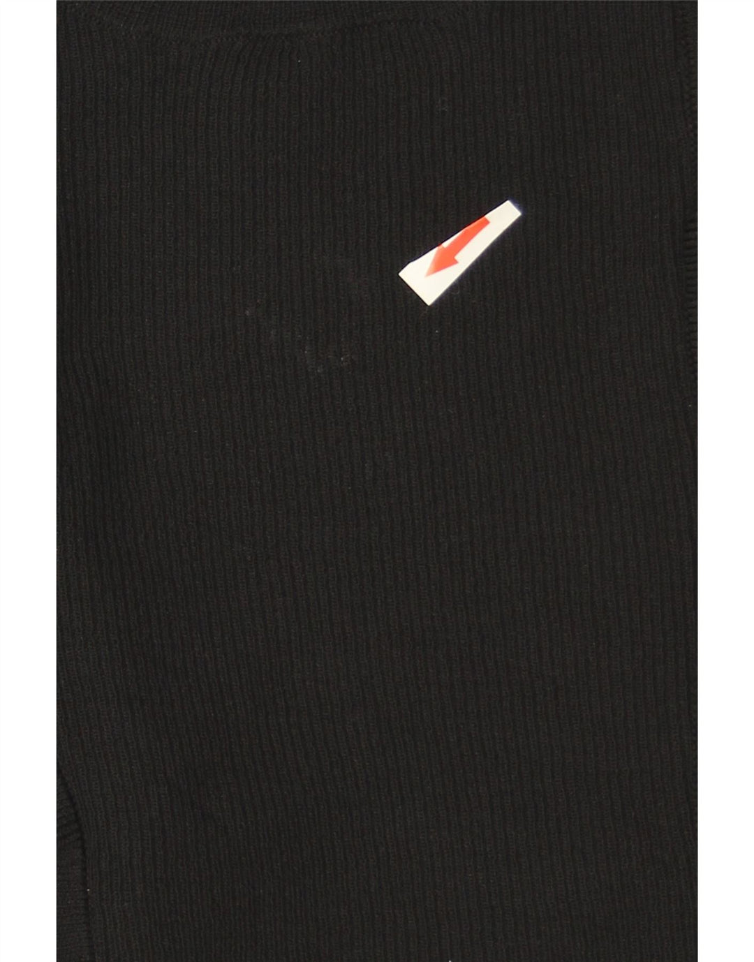 Zara Damen-Pullover mit Rüschen vorne und Rundhalsausschnitt, Gr. 12, mittelschwarz