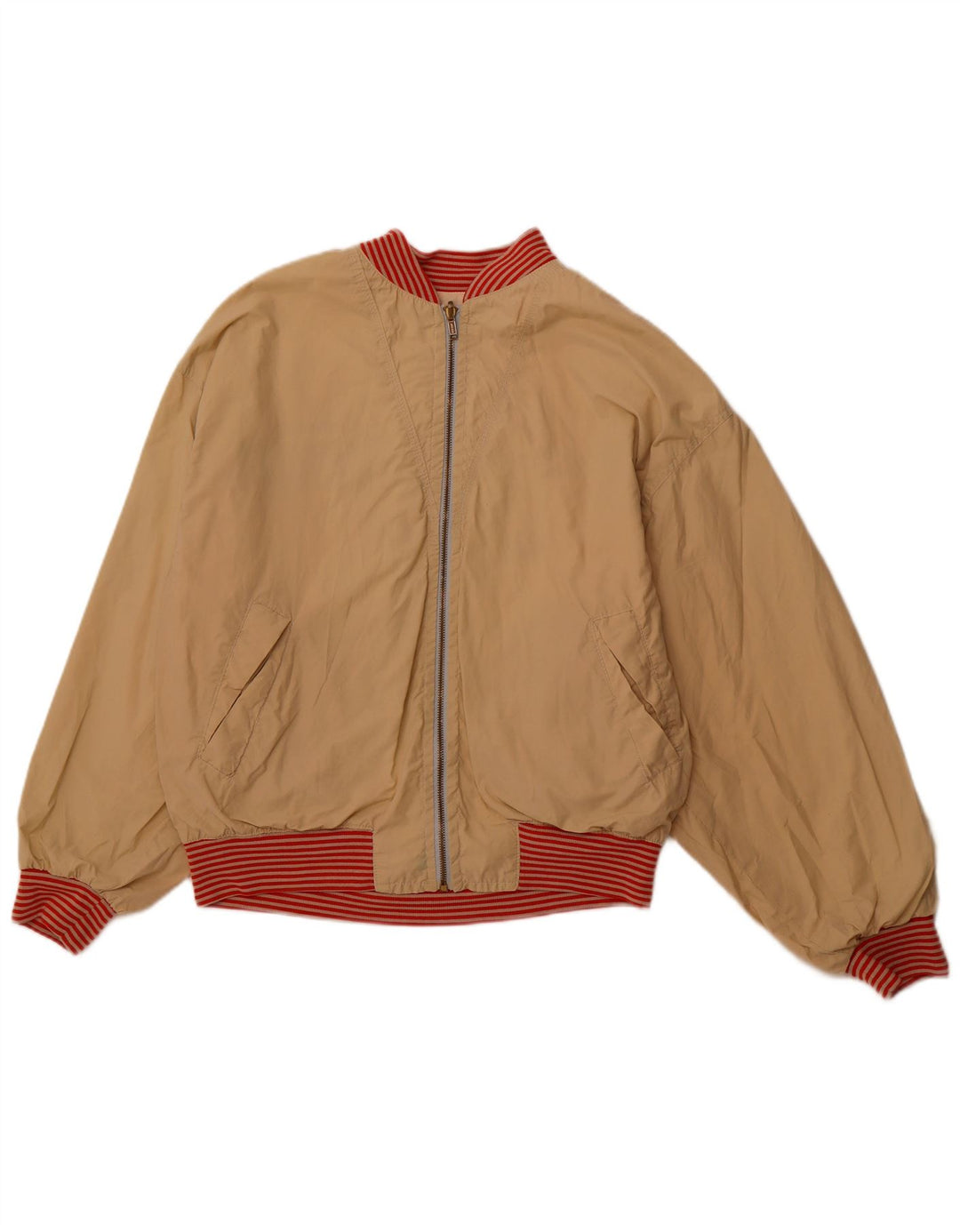 QUARRY Herren Graphic Reversible Jacke UK 42 XL Off White Cotton