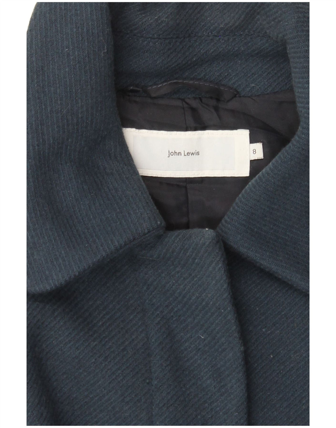 John Lewis Damen Mantel UK 8 Small Marineblau