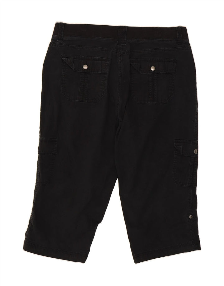 LEE Womens Cargo Capri Trousers US 16 2XL W38  Black Cotton Vintage Lee and Second-Hand Lee from Messina Hembry 