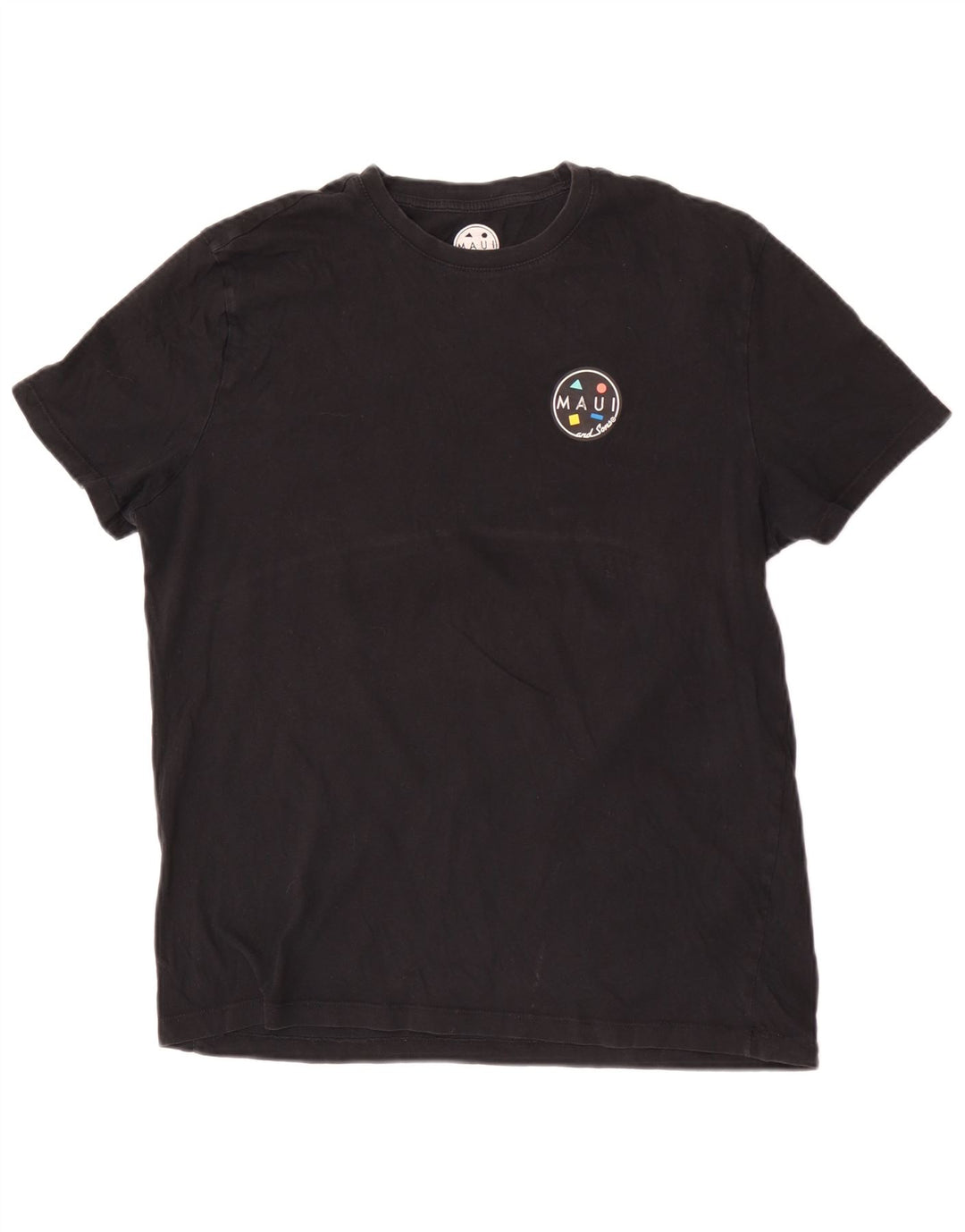 Maui and Sons Herren-T-Shirt mit Grafik, Größe L, Schwarz