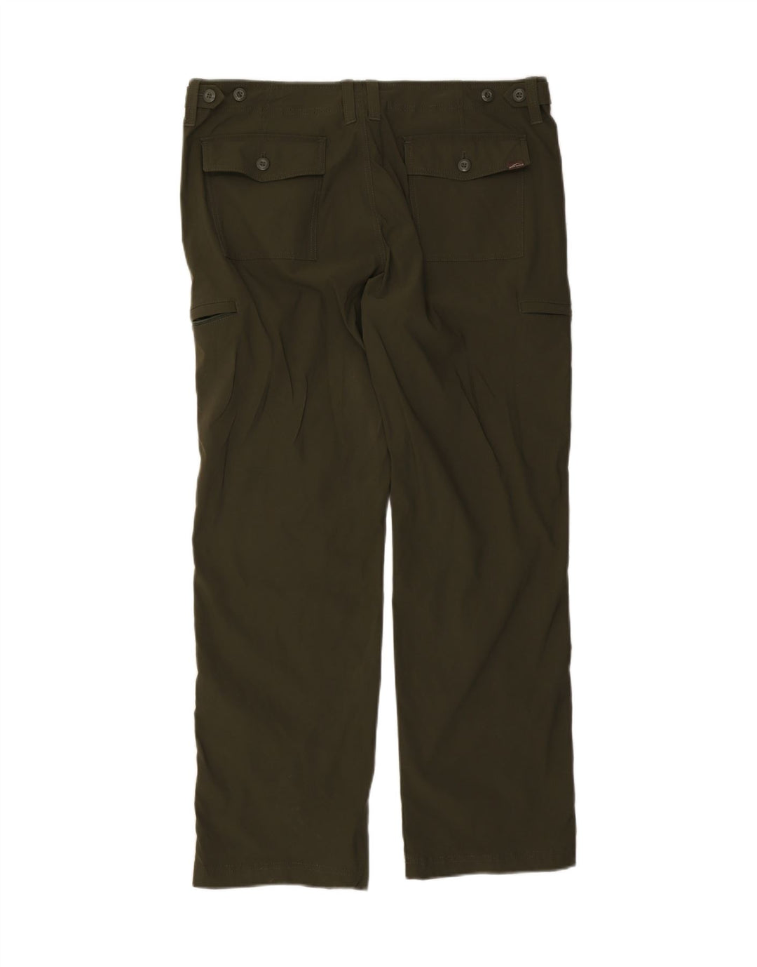 EDDIE BAUER Womens Straight Cargo Trousers  W38 L32 Green Nylon Vintage Eddie Bauer and Second-Hand Eddie Bauer from Messina Hembry 