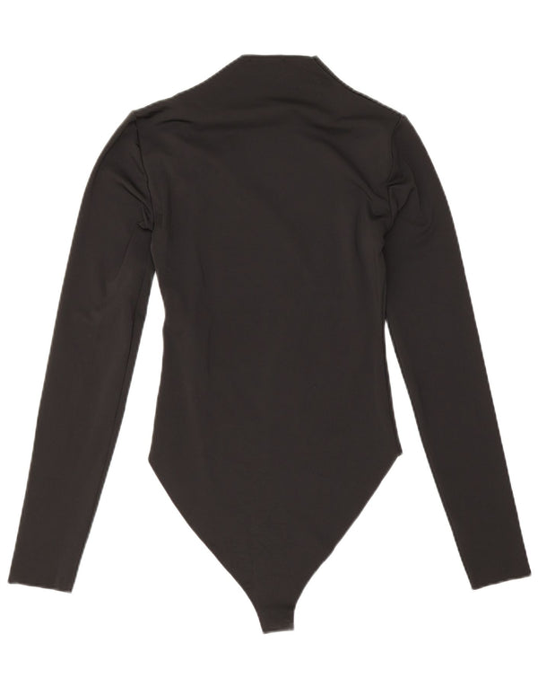 Zara Damen-Body mit langen Ärmeln, Gr. 8, Schwarz, Polyester