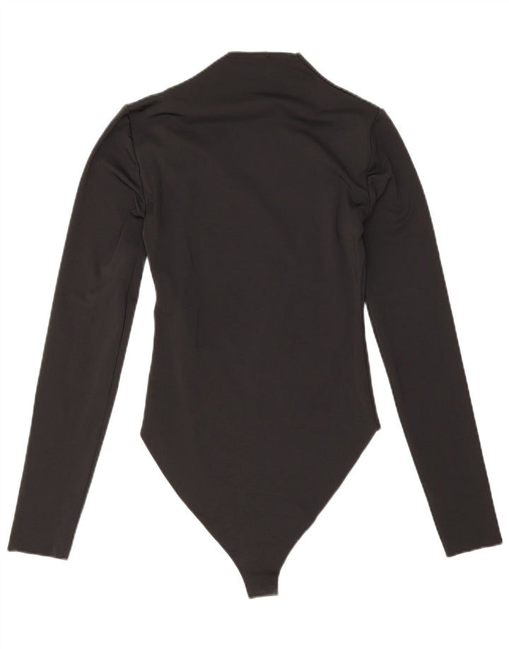 Zara Damen-Body mit langen Ärmeln, Gr. 8, Schwarz, Polyester