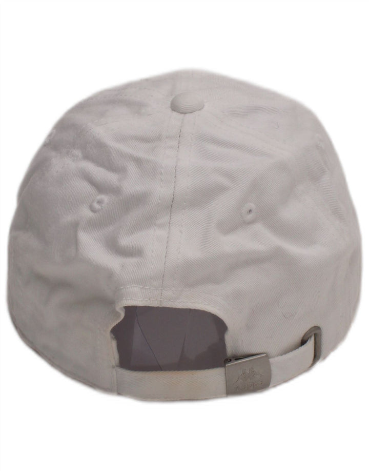 Kappa Herren-Baseballkappe mit Grafik, Einheitsgröße, weiße Baumwolle