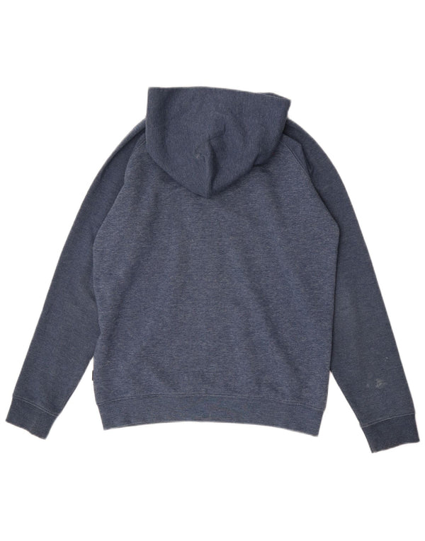 Quiksilver Jungen-Kapuzenpullover mit Reißverschluss, 13–14 Jahre, groß, Marineblau meliert