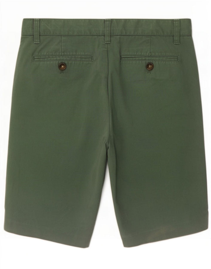 John Lewis Herren-Chinoshorts, mittelgroß, W30, grüne Baumwolle