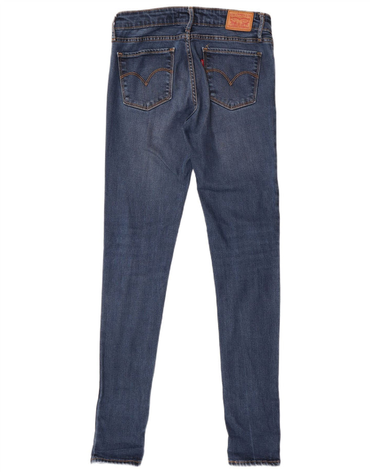 Levi's Damen 711 Skinny Jeans W26 L33 Blau