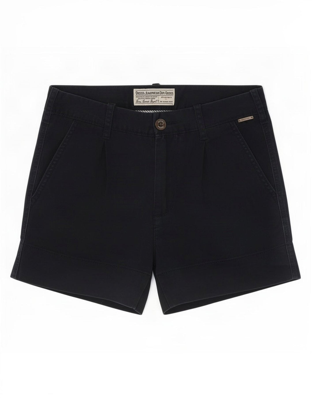 Diesel Damen Chinoshorts W26 Small Marineblaue Baumwolle