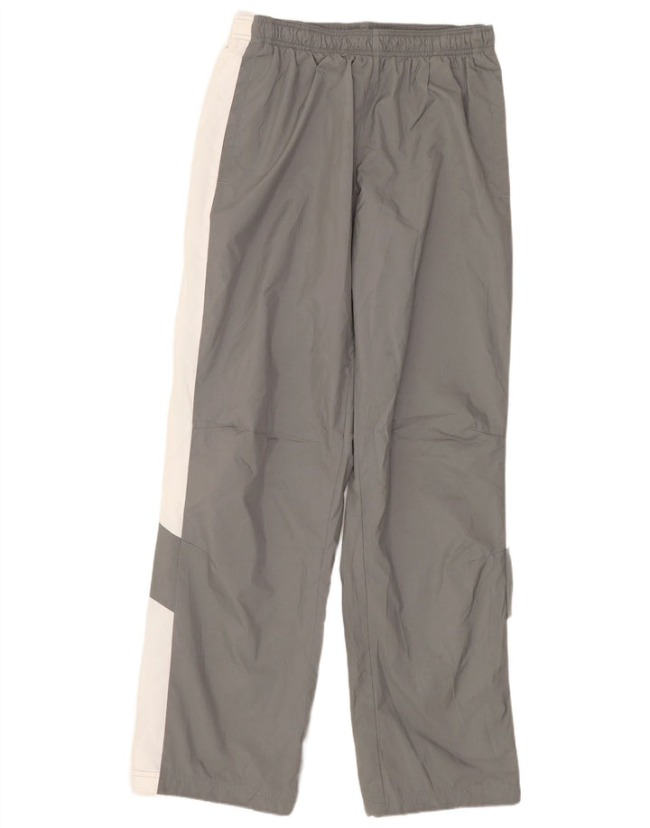 Puma Herren-Trainingshose aus mittelgrauem Colourblock-Polyester