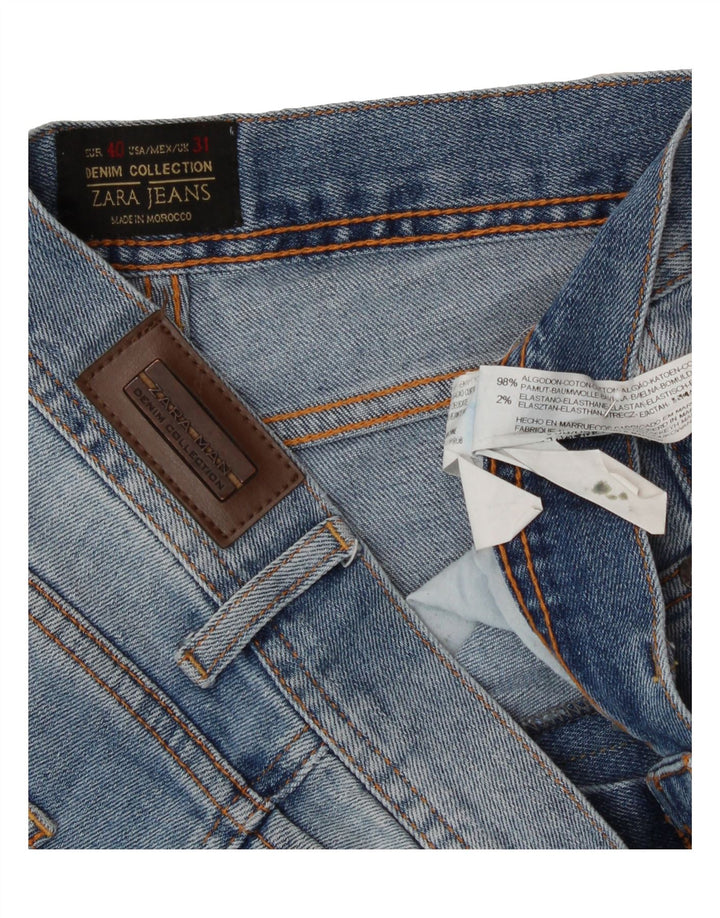 ZARA Mens Slim Jeans EU 40 Medium W31 L29 Blue Cotton Vintage Zara and Second-Hand Zara from Messina Hembry 
