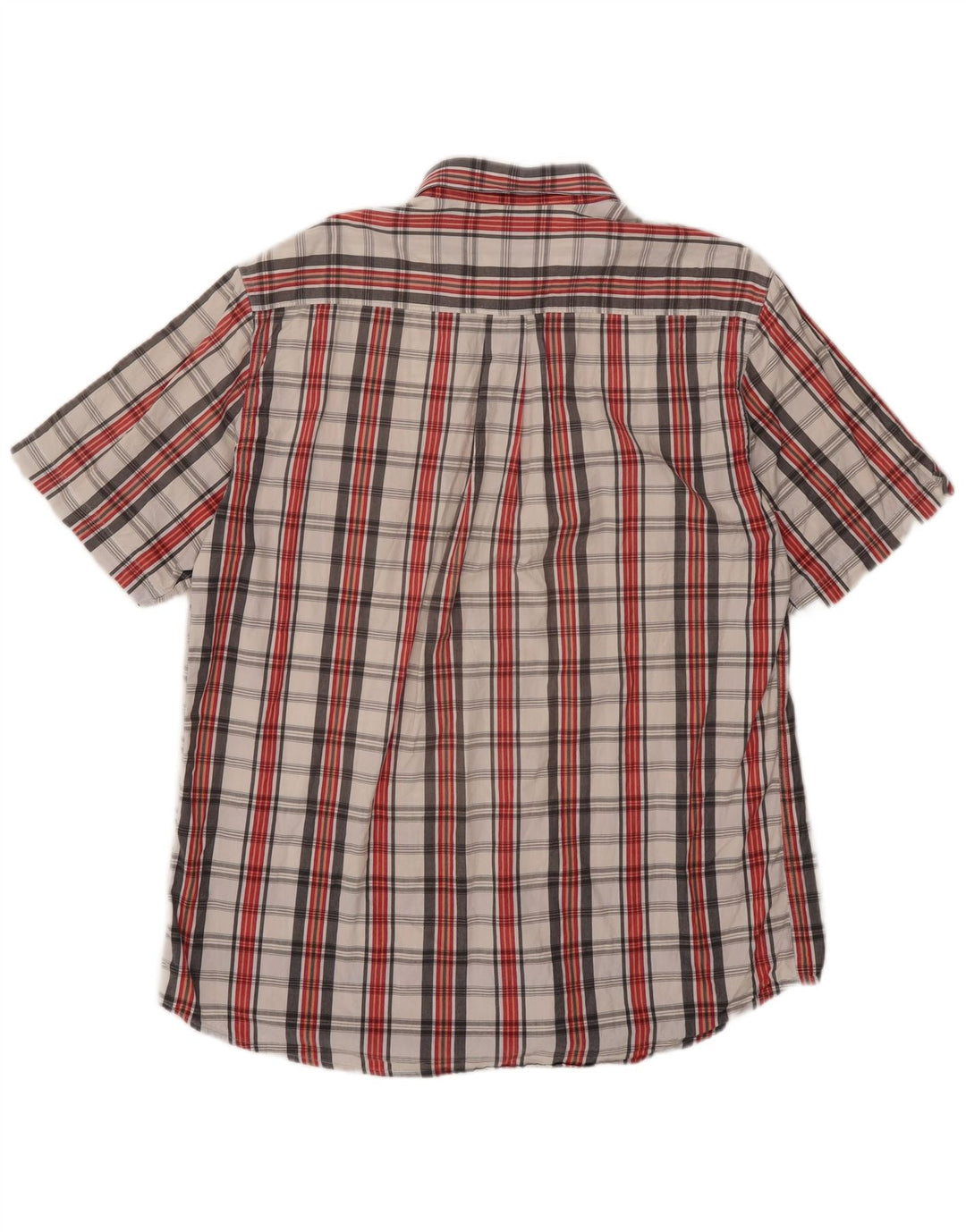 Invicta Herren Kurzarmhemd 2XL Rot kariert