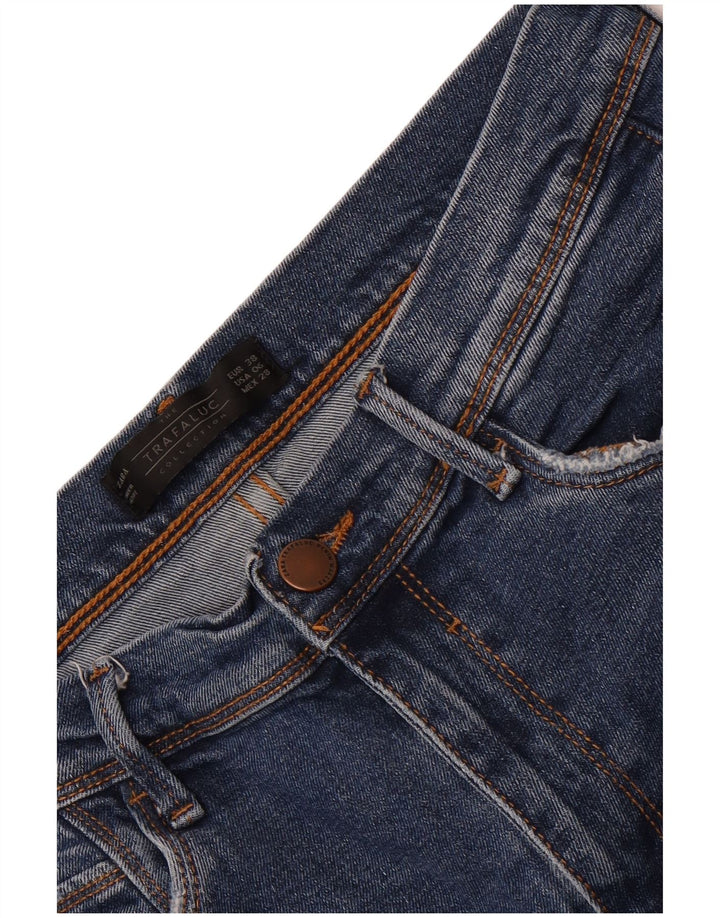 Kurze Jeans für Damen von Zara, EU 38, Größe S, W28, L24, Blau