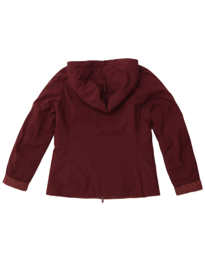REFRIGUE Damen Kapuzenjacke, wendbar, wattiert, Gr. 10, Burgunderrot