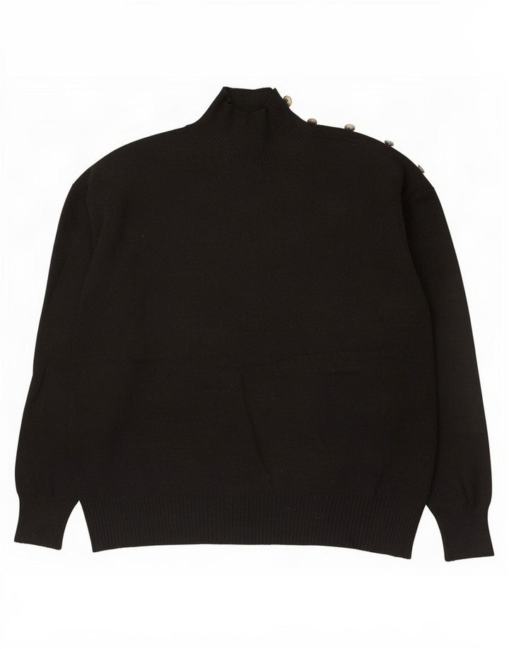 Marks & Spencer Damen-Pullover mit Rollkragen, Gr. 12, mittelschwarz