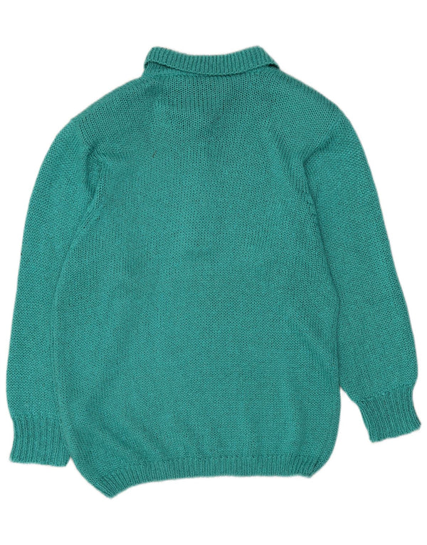 MALINA WONG Damen-Pullover mit Rollkragen, EU 38, mitteltürkisfarbene Viskose