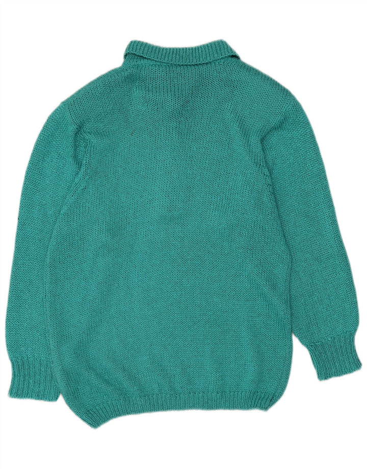 MALINA WONG Damen-Pullover mit Rollkragen, EU 38, mitteltürkisfarbene Viskose