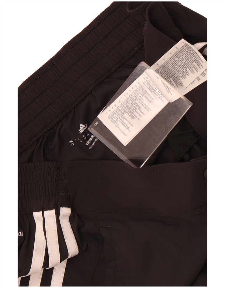 Adidas Damen Climalite Trainingshose UK 12 Medium Schwarz Polyester