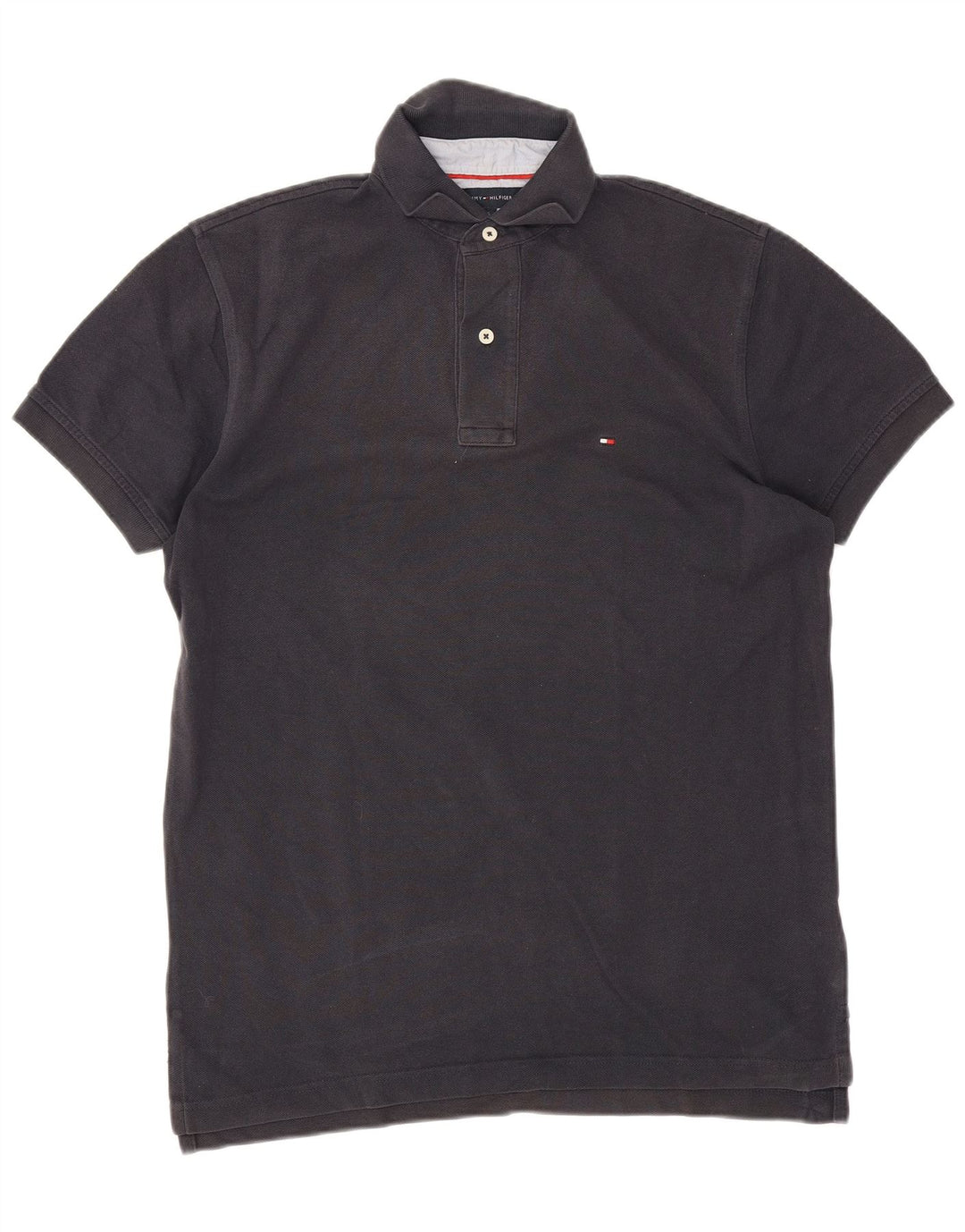 Tommy Hilfiger Herren-Poloshirt, klein, marineblau, Baumwolle