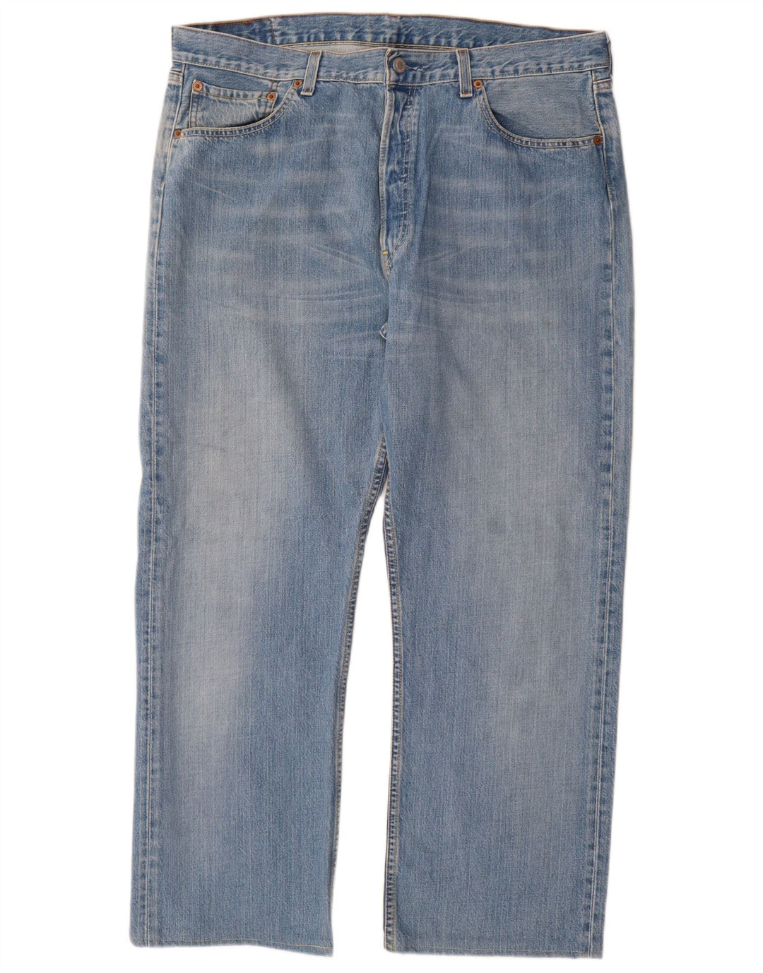 Levi's Herren 501 Straight Jeans W38 L28 Blaue Baumwolle