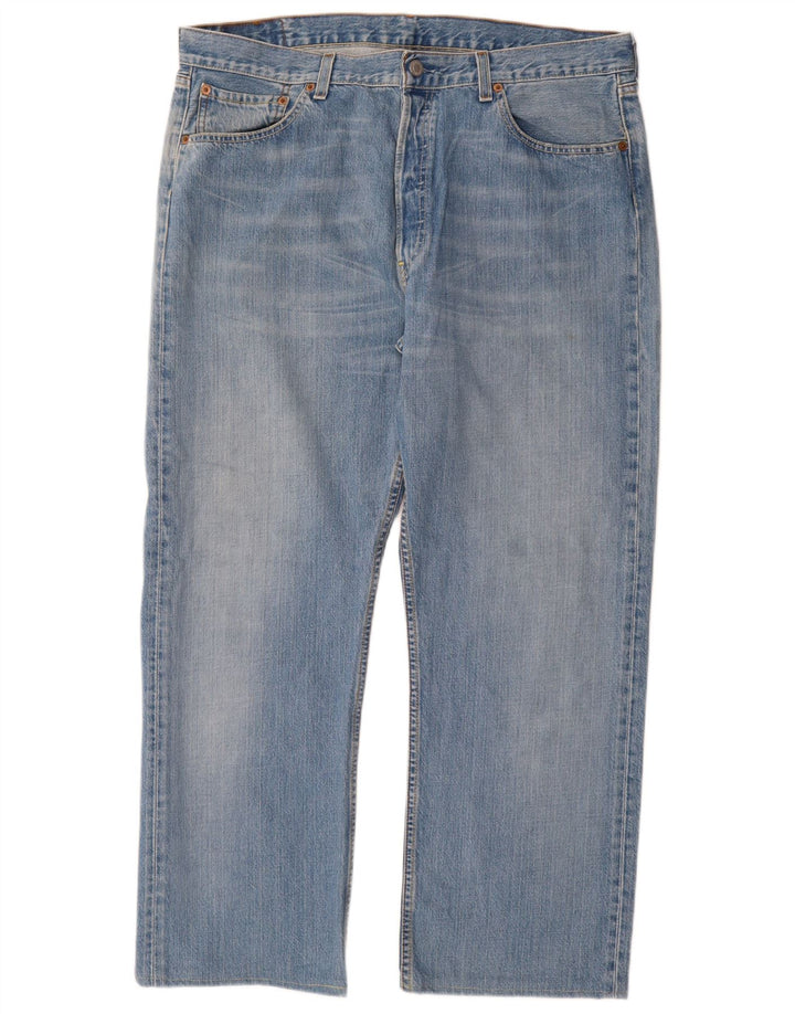 Levi's Herren 501 Straight Jeans W38 L28 Blaue Baumwolle
