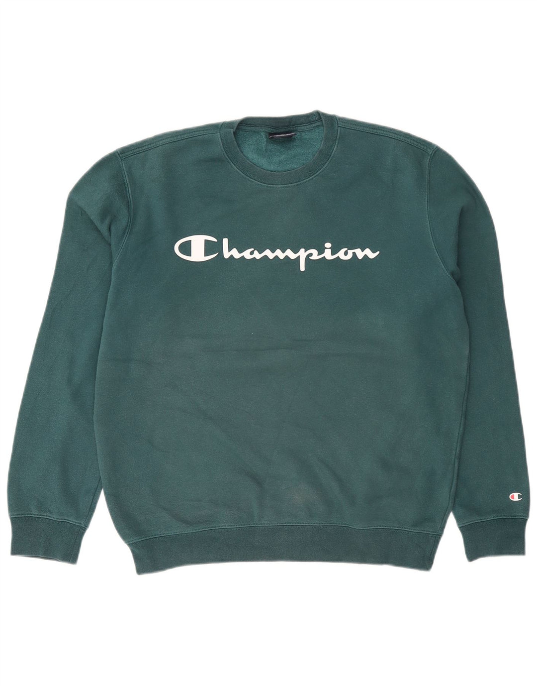 Champion Herren-Sweatshirt mit Grafik, groß, grünes Oxid