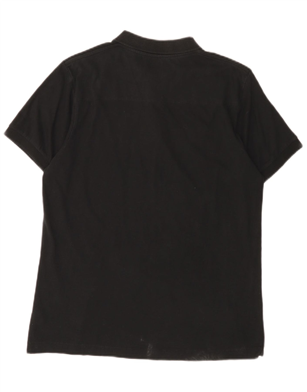 French Connection Herren-Poloshirt, groß, aus schwarzer Baumwolle