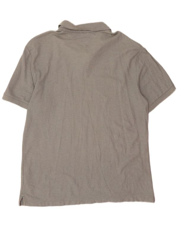 Tommy Hilfiger Herren Slim Fit Poloshirt 2XL Grau Baumwolle