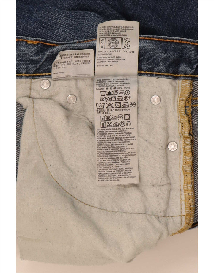 Levi's Herren 514 Straight Jeans W32 L32 Blaue Baumwolle