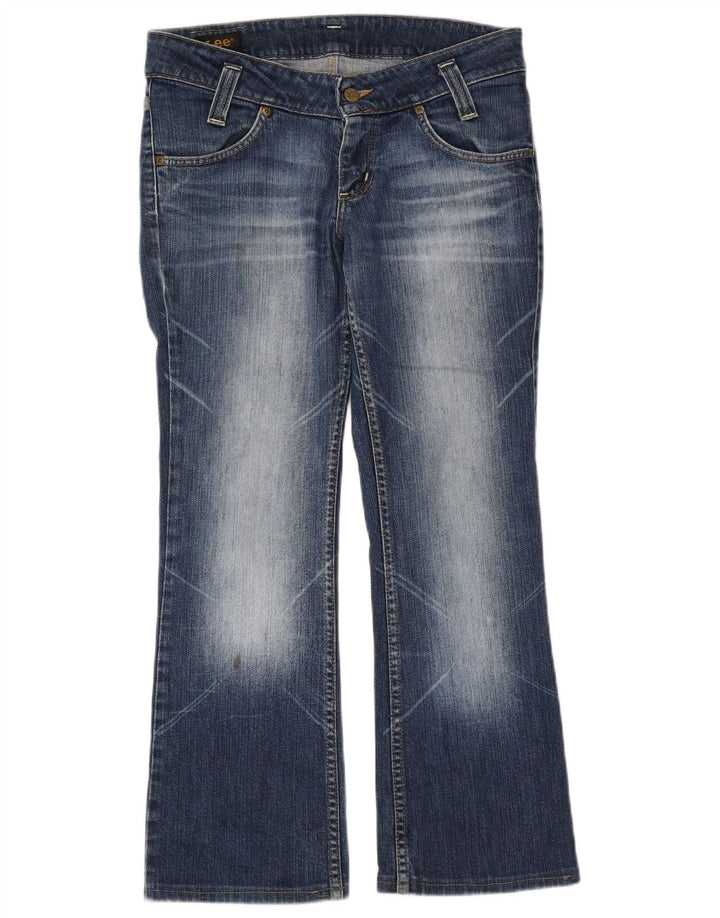 Lee Damen Leola Bootcut Jeans W30 L27 Blaue Baumwolle