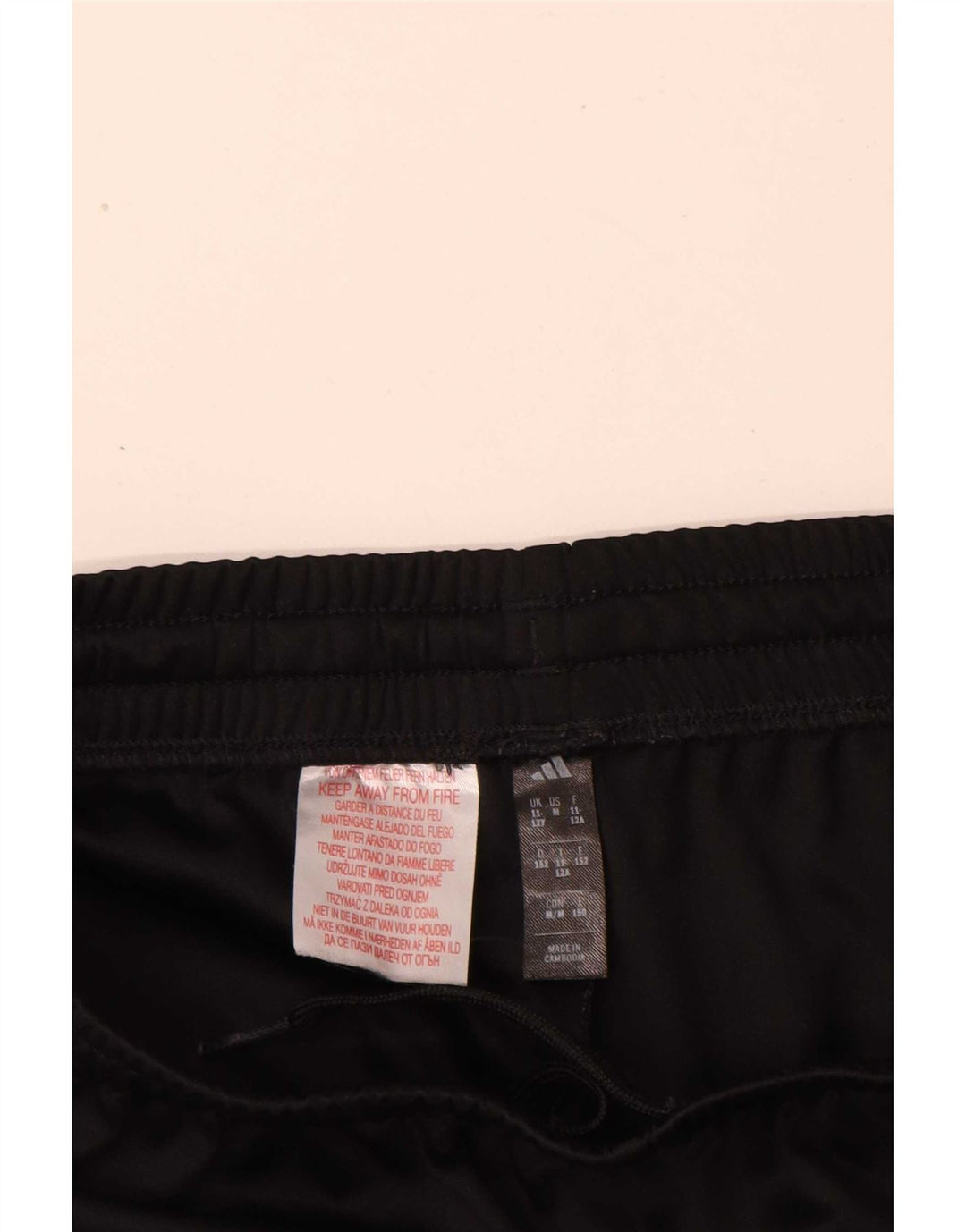 Adidas Jungen Climacool Sportshorts 11–12 Jahre, schwarzes Polyester