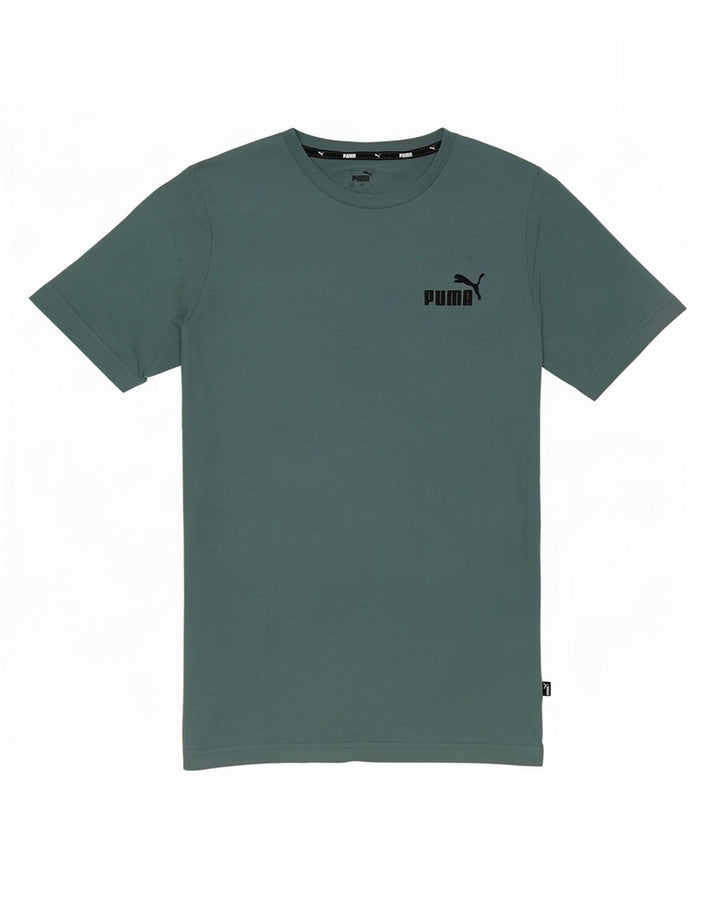 Puma Herren T-Shirt Top XS Grüne Baumwolle
