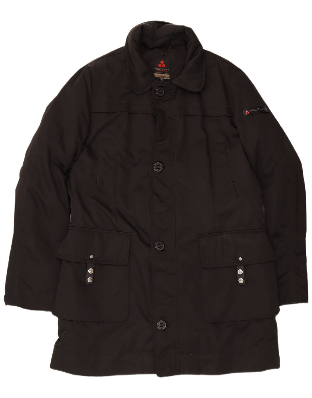 PEUTEREY Herren Windjacke UK 42 XL Schwarz Polyester