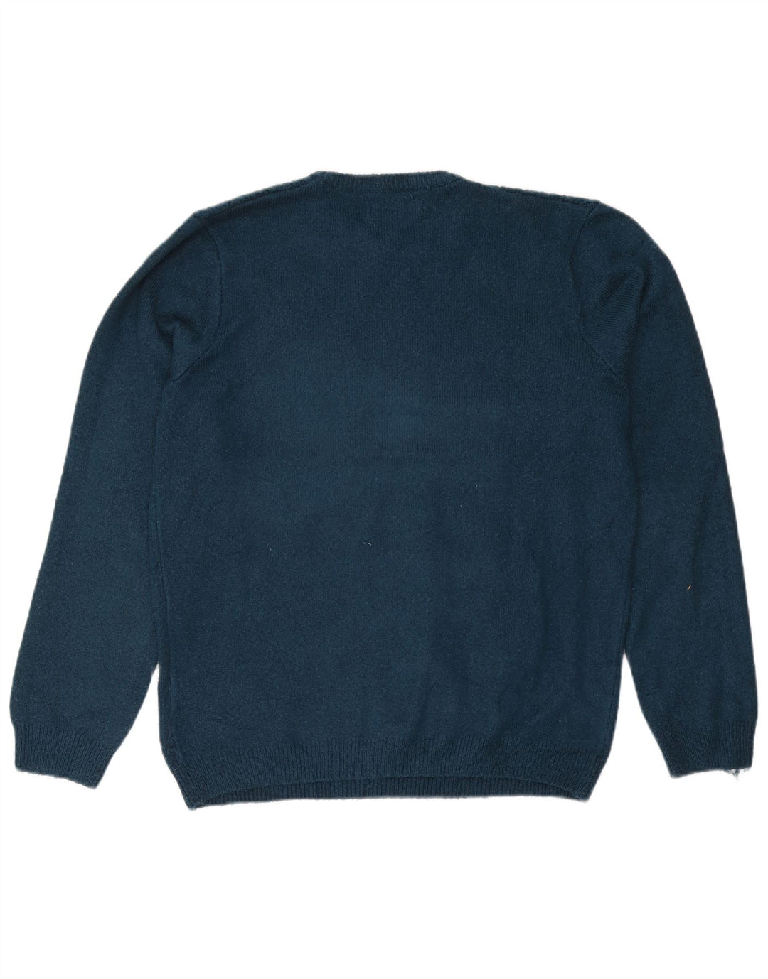 Marks & Spencer Herren-Pullover mit Rundhalsausschnitt, groß, türkisfarbenes Acryl