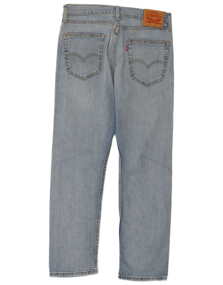 Levi's Damen 502 Straight Jeans W32 L27 Blaue Baumwolle