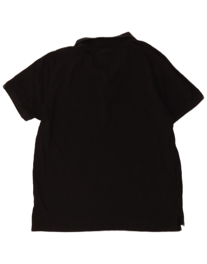 Pierre Cardin Herren-Poloshirt mit normaler Passform, große schwarze Baumwolle