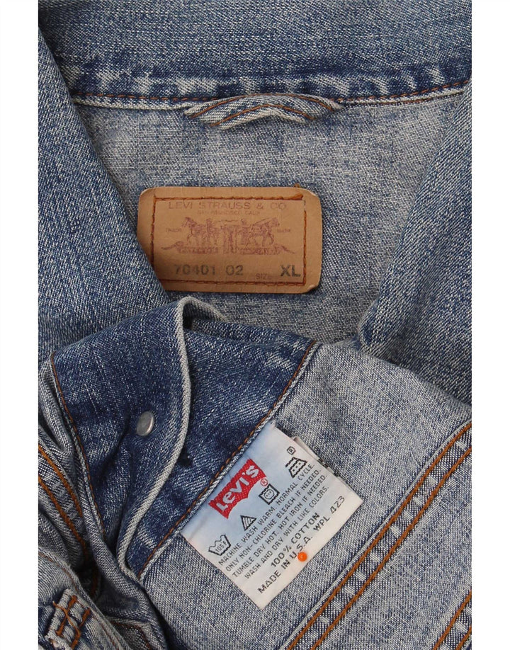 Levi's Jeansjacke für Jungen, 10–11 Jahre, XL, blaue Baumwolle
