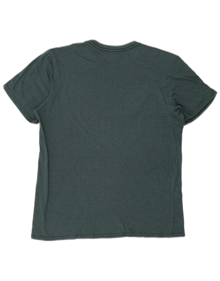 Volcom Herren Modern Fit Graphic T-Shirt Top aus mittelgrüner Baumwolle
