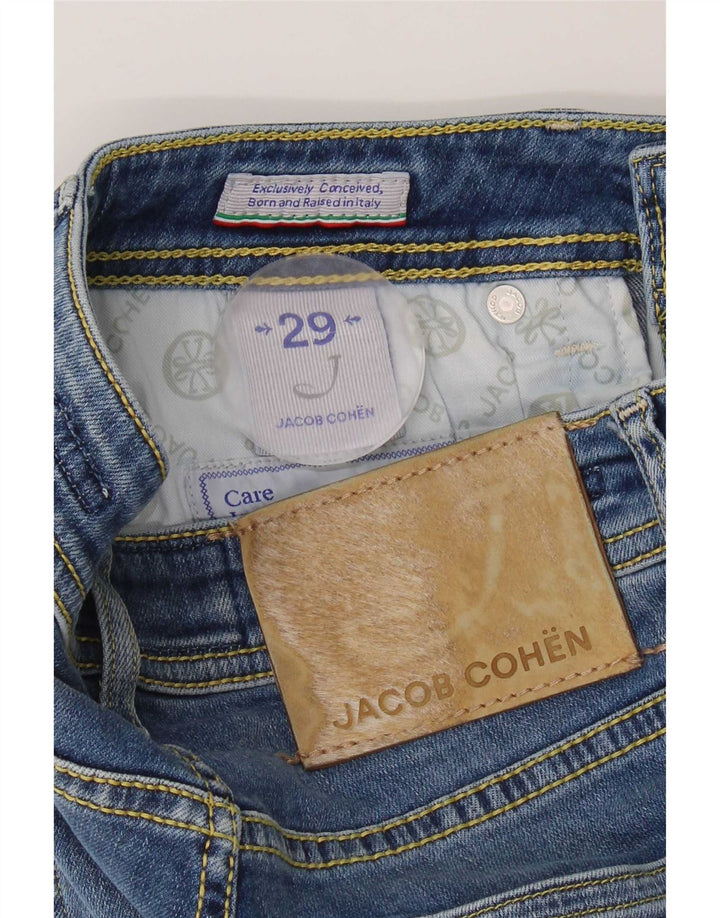 Jacob Cohen Damen Slim Jeans W29 L26 Blaue Baumwolle
