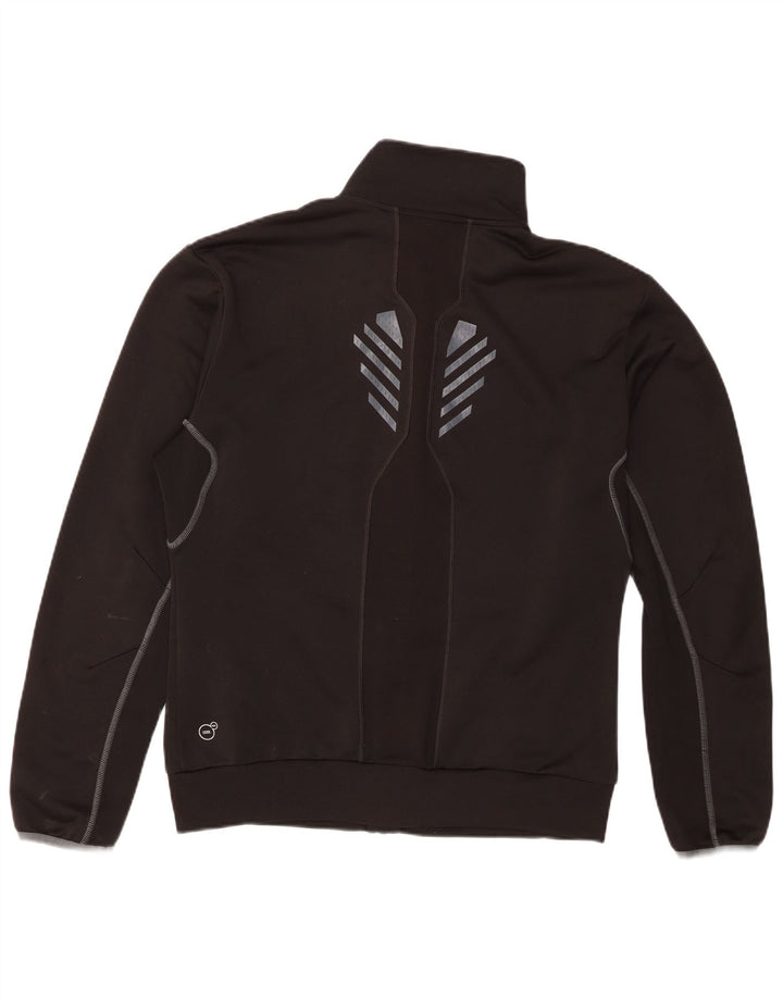 Puma Herren-Trainingsanzug-Oberjacke, Mittelschwarzes Polyester