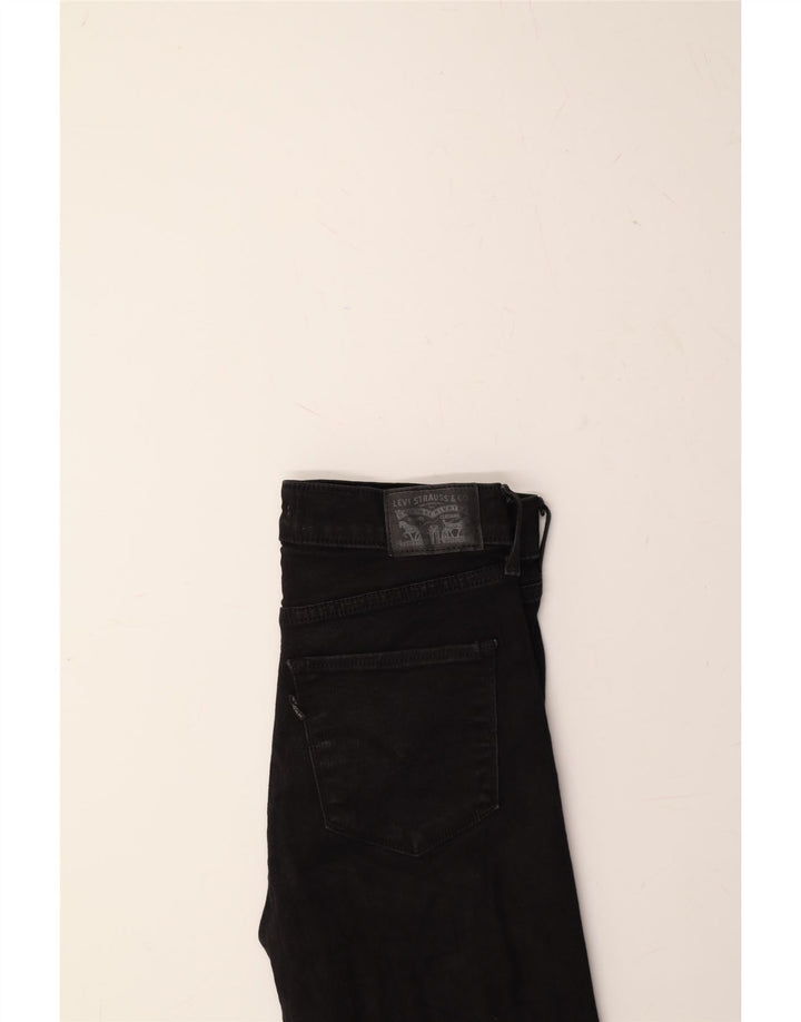 LEVI'S Womens 314 Shaping Straight Jeans W27 L26 Black Cotton Vintage Levi's and Second-Hand Levi's from Messina Hembry 
