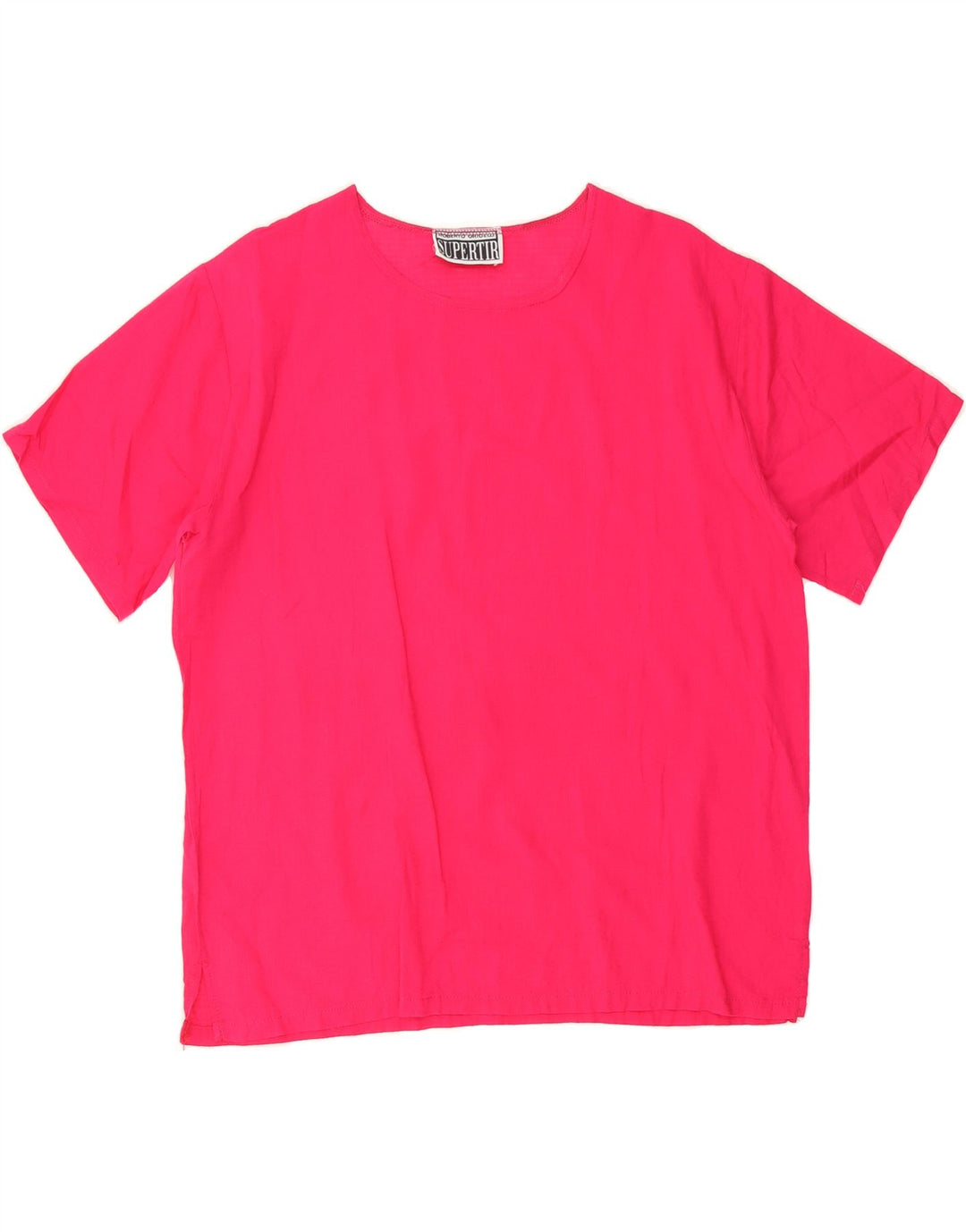 VINTAGE Womens Blouse Top IT 48 XL Pink Cotton Vintage Vintage and Second-Hand Vintage from Messina Hembry 