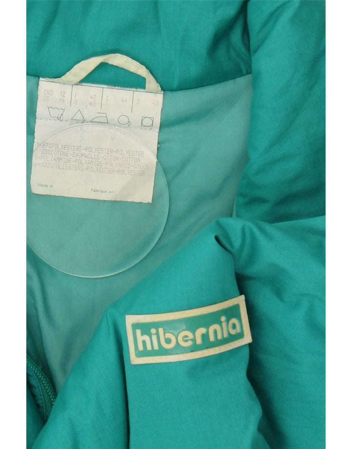 Hibernia Damen Übergroße Skijacke UK 14 Large Grün Polyester
