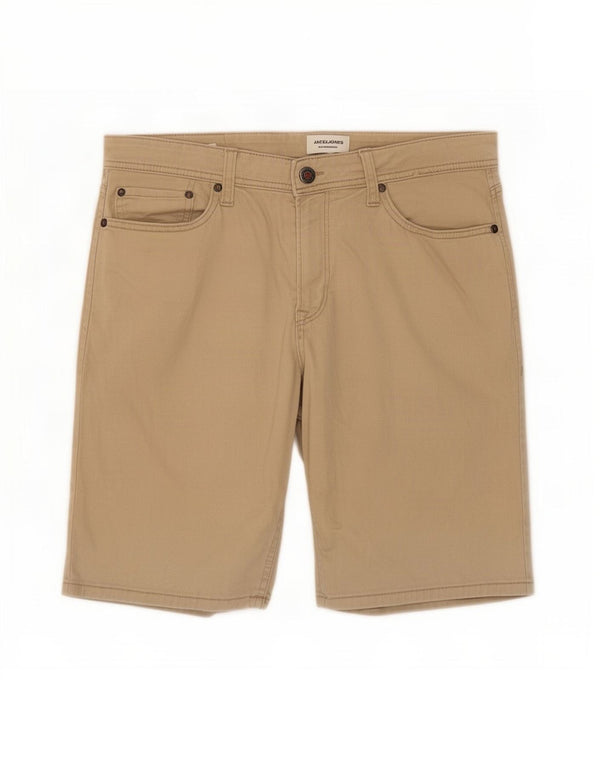 Jack & Jones Mens Casual Shorts Large W34 Beige