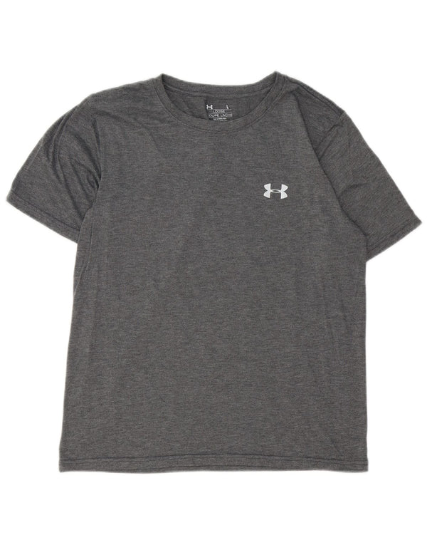 Under Armour Damen T-Shirt Top UK 14 Large Grau