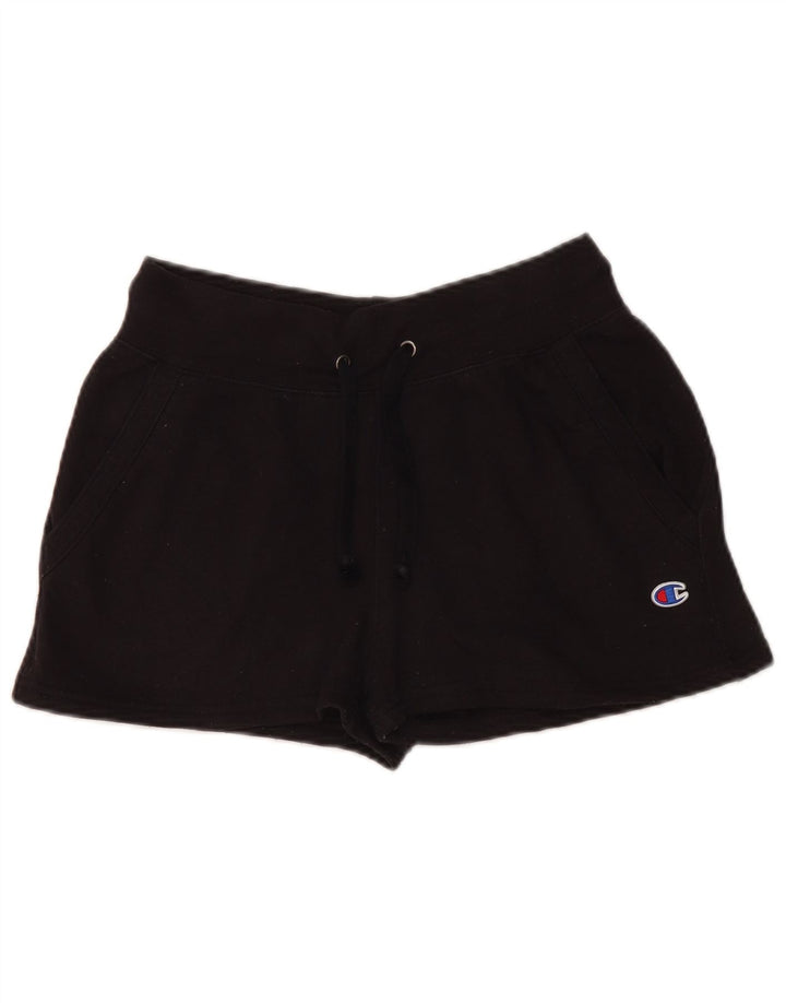 CHAMPION Damen Sportshorts UK 10 Small Schwarz Polyester