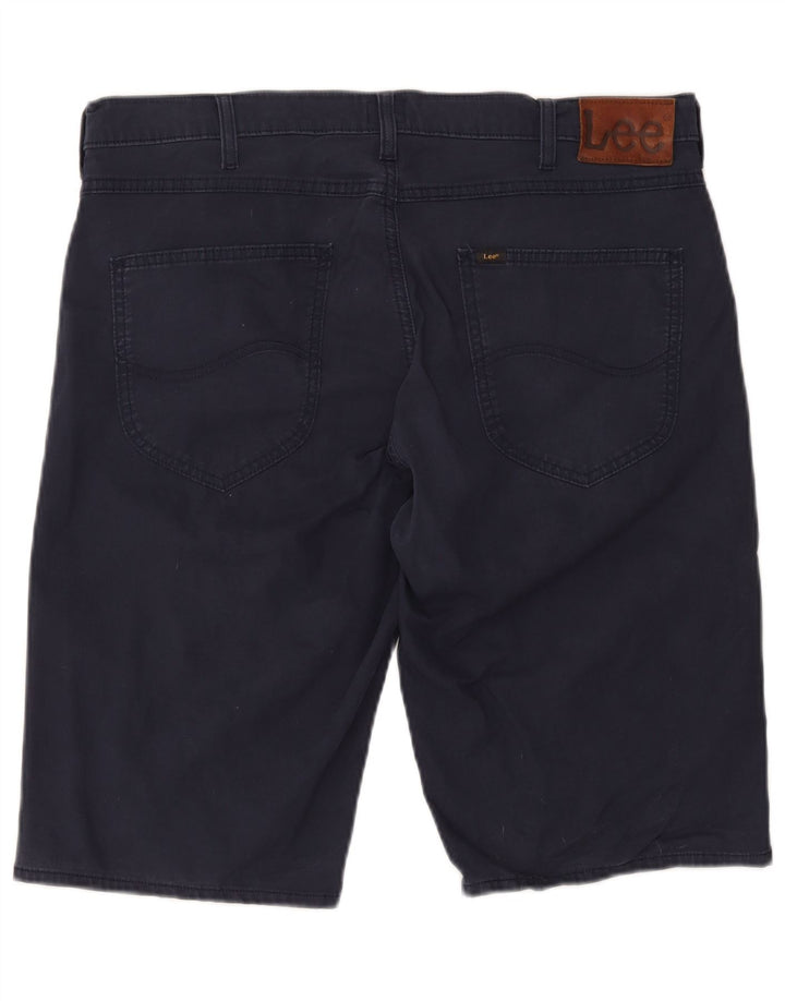 Lee Herren-Jeansshorts W36, groß, marineblaue Baumwolle