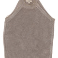 Marks & Spencer Damen Häkel-Crop-Top UK 12 Mittelgrau gesprenkelte Baumwolle